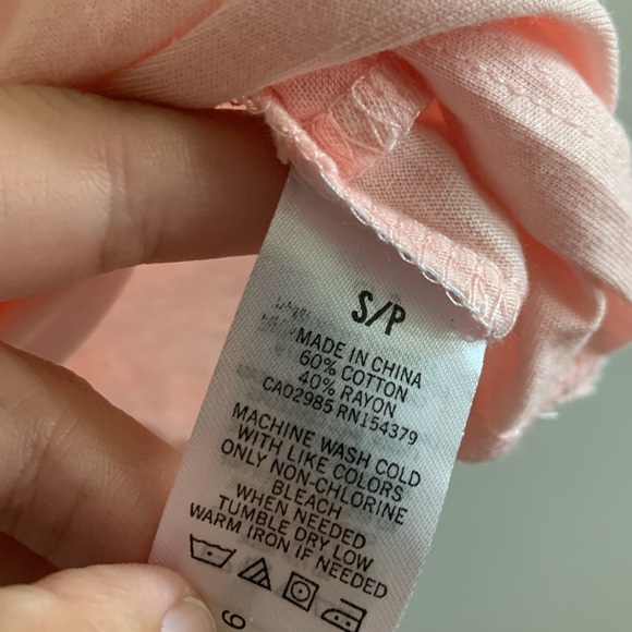 NWT Aeropostale Light Pink Crop Top - Small - Picture 4 of 4